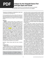 Download Normative Values for the Unipedal Stance Test Springer-JGPT by blitzkrieg5891 SN159432066 doc pdf