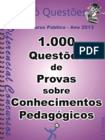 1736_conh. Ped- 1.000 Questoes de Provas - Apostila Amostra