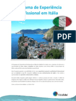 Estagios VidaEdu Programa de Experiencia Profissional Em Italia