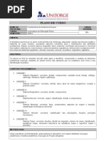 Plano de Curso - Anatomia