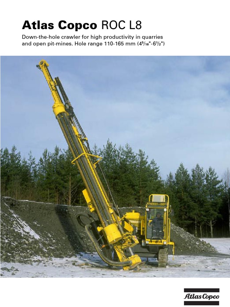 Atlas Copco ROC L8 Drill Rig Overview | PDF