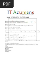 JAVA INTERVIEW QUESTIONS part 2