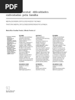 Familia Transtorno Mental