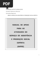 Manual de Apoio Para as Atividades do Serviço de Assistência de Promoção Social Espírita (FEB)