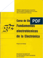 GTZ Curso de Electrónica 1 - Fundamentos Electrotécnicos de La Electrónica (Hojas de Trabajo)