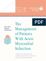 The Management of Patients With Acute Myocardial Infarction: Pocket Guidelines