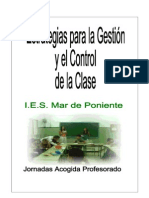 Estrategias Para La Gestion y El Control de La Clase_Jorn Acogida Profes