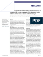 Calcium supplements with or without vitamin D and risk of
cardiovascular events