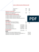 Calculation On Refrectory