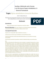 Open-Mindedness Rationale Framework Hosseini2012