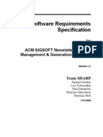 ACM SIGSOFT Newsletter Content Management