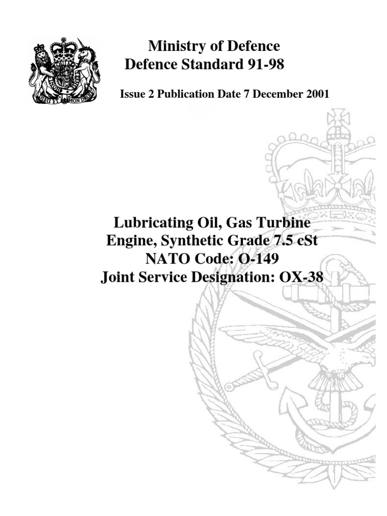 Def Stan 9198 PDF Magnesium Lubricant
