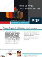 Tipos de Papel Usados en El Envase