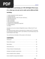 Microscope Manual