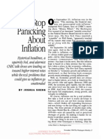 Panickirib About Inflation May Lead to Higher Rates