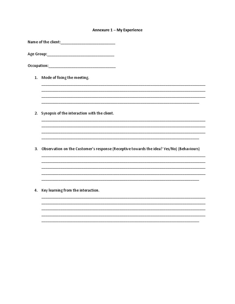 Client Interaction Experience Report | PDF