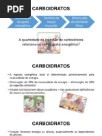 CARBOIDRATOS