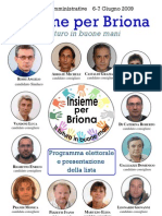 programma elettorale Insieme per Briona