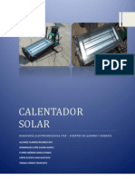 Calentador Solar Reporte