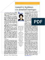 Presumptive Legitimes of Children in Annulled Marriages ArticleConvert - Feb.2.2004