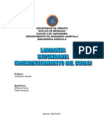 Informe de Maquinaria Labranza