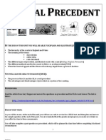 Judicial Precedent Handout 2011