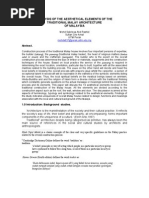 Download Analysis of a Aesthetical Elements of the Traditional Malay House by ring0 SN159543412 doc pdf