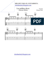 Los Pollitos - Chord Melody