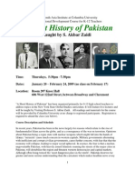 Syllabus A Short History of Pakistan