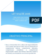 LEY 1014 DE 2006.ppsx