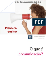 Teoria da Comunicação_Plano de Ensino