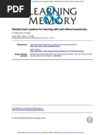 Parallel Brain Systems For Learning With and Without Awareness