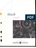 GE Black Light Brochure 1970