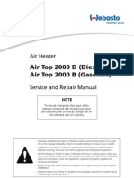 Webasto Air Top 2000 B Service and Repair Manual