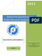 FEA Interview Questions Module 1