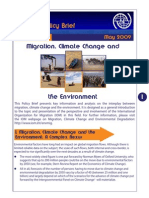 IOM Policy Brief Migration and Climate Change