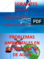 Problemas Ambientales en Los Sistema de de Agua