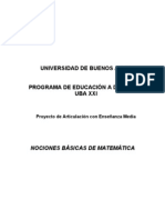 Nociones de Matematica UBA XXI Modulo 2