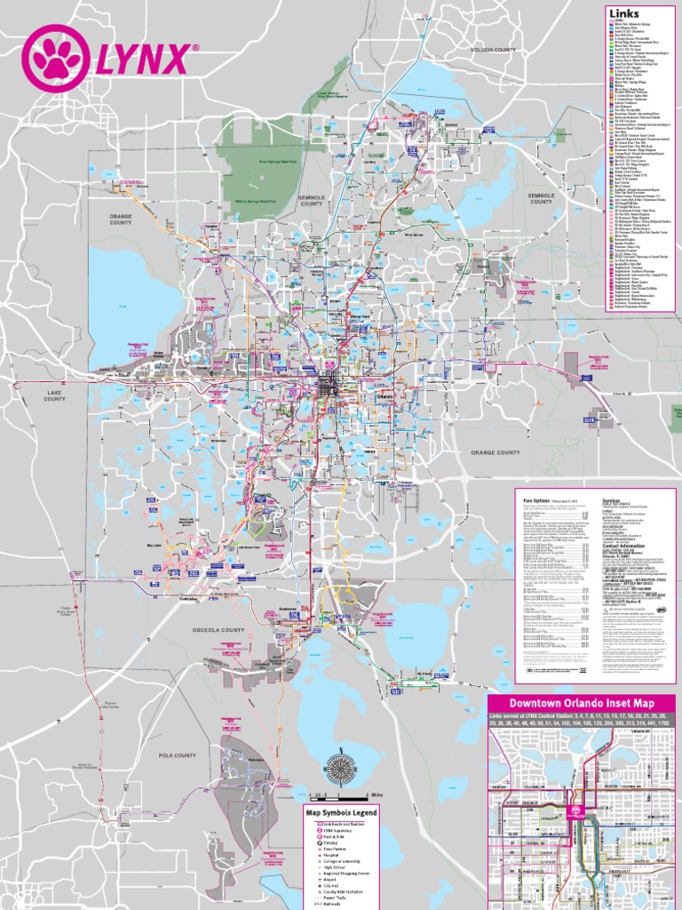 LYNX Bus Routes and Schedules Overview | PDF | Sports & Recreation