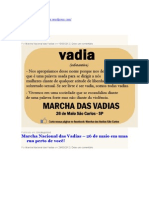 Marcha Das Vadias 1