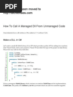 How To Call A Managed DLL From Unmanaged Code - This Site Has Been Moved To HTTP - Techievibes