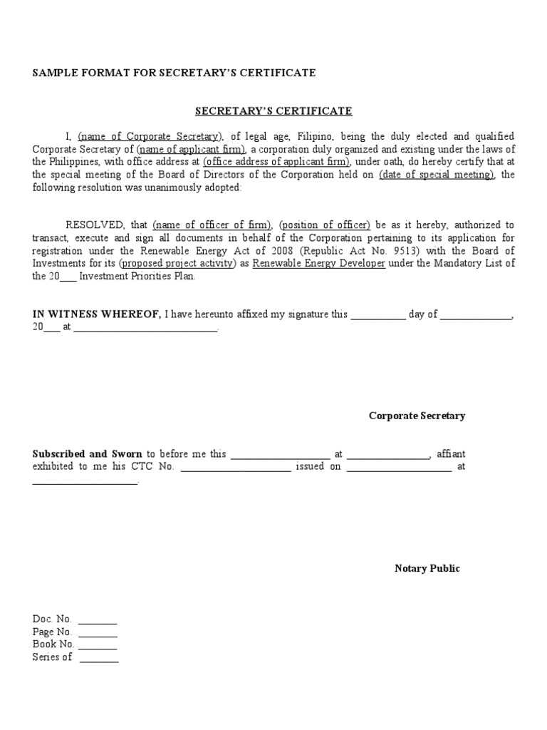 sample-format-secretary-s-certificate-pdf