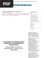 História, Ciências, Saúde-Manguinhos - The paradigm of historical epistemology_ Thomas Kuhn_s contribution