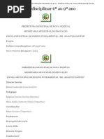 Projetos desenvolvidos no curso Ensinando e Aprendendo com as TIC - NTM Nova Venécia- ES_ Folclore Interdisciplinar 6º ao 9º ano