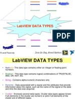 LabVIEW Data Types & Conversions Between These Types