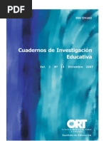 cuaderno de investigación educativa