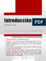 Introducción A Las Ecuaciones Diferenciales