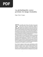 Globalización larga duración Hugo Fazio}