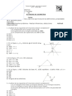 Actividad Evaluada de Angulos y Triangulos