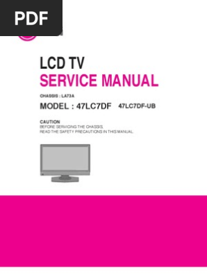 Lg Lcd Ch La73a 47lc7df Ub Printed Circuit Board Soldering